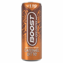 Boost Coffee Caramel Can 12x250ml