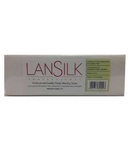 PROFESSIONAL QUALITY PAPER WAXING STRIPS 100 Strips Color White Hair Removing Asetena Pa