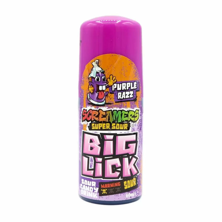 Zed Candy Screamers Big Lick Purple Razz 12x60ml(12)