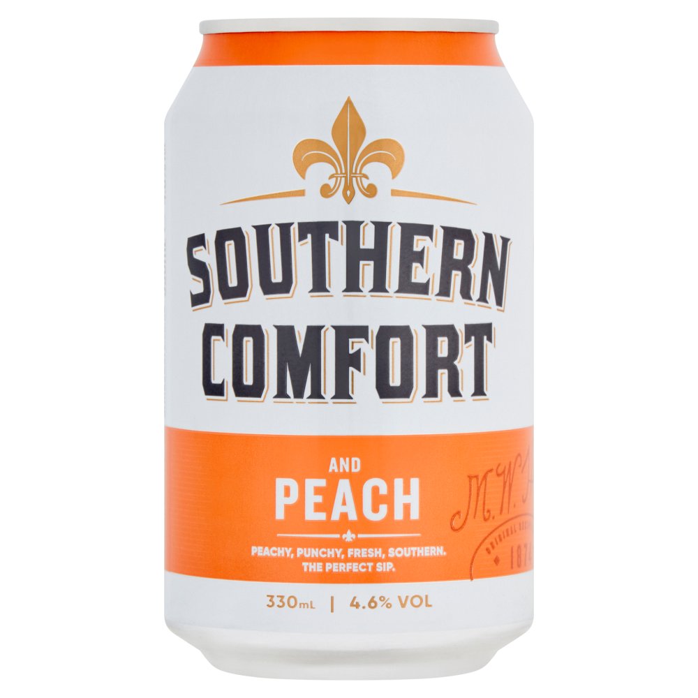 Southern Comfort and Peach 330ml 330ml × 12 × 1