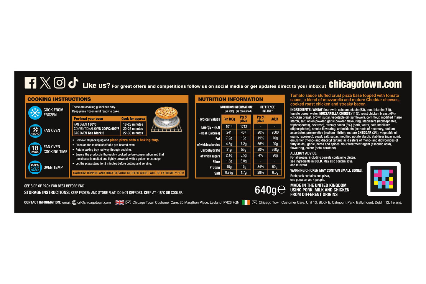Paramount 21 Gluten Free Ultimate Fish Pie 10 x 530g Ready Meals Asetena Pa