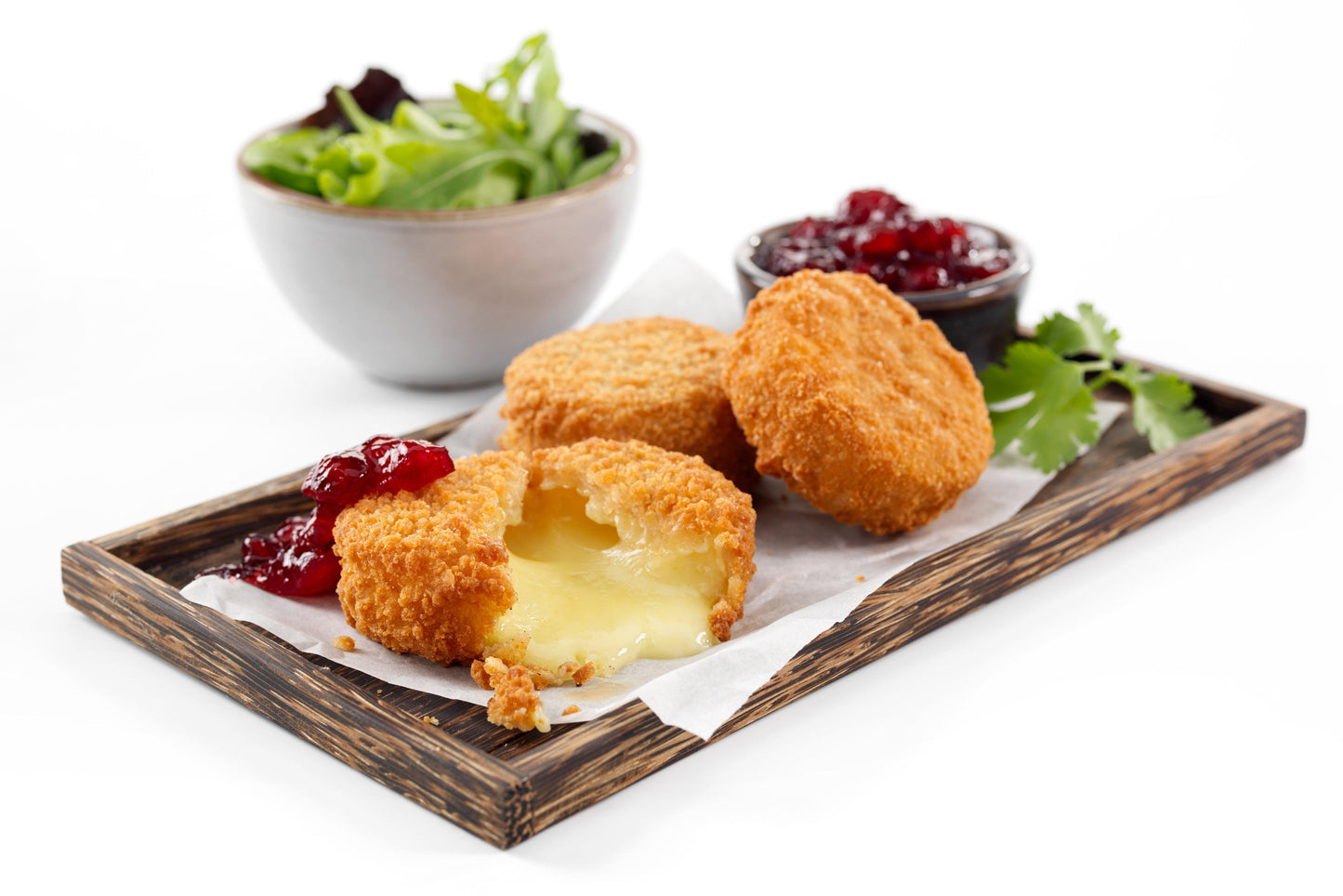 Innovate Foods Crispy Coated Camembert Rounds 10 x 50g Ready Meals Asetena Pa