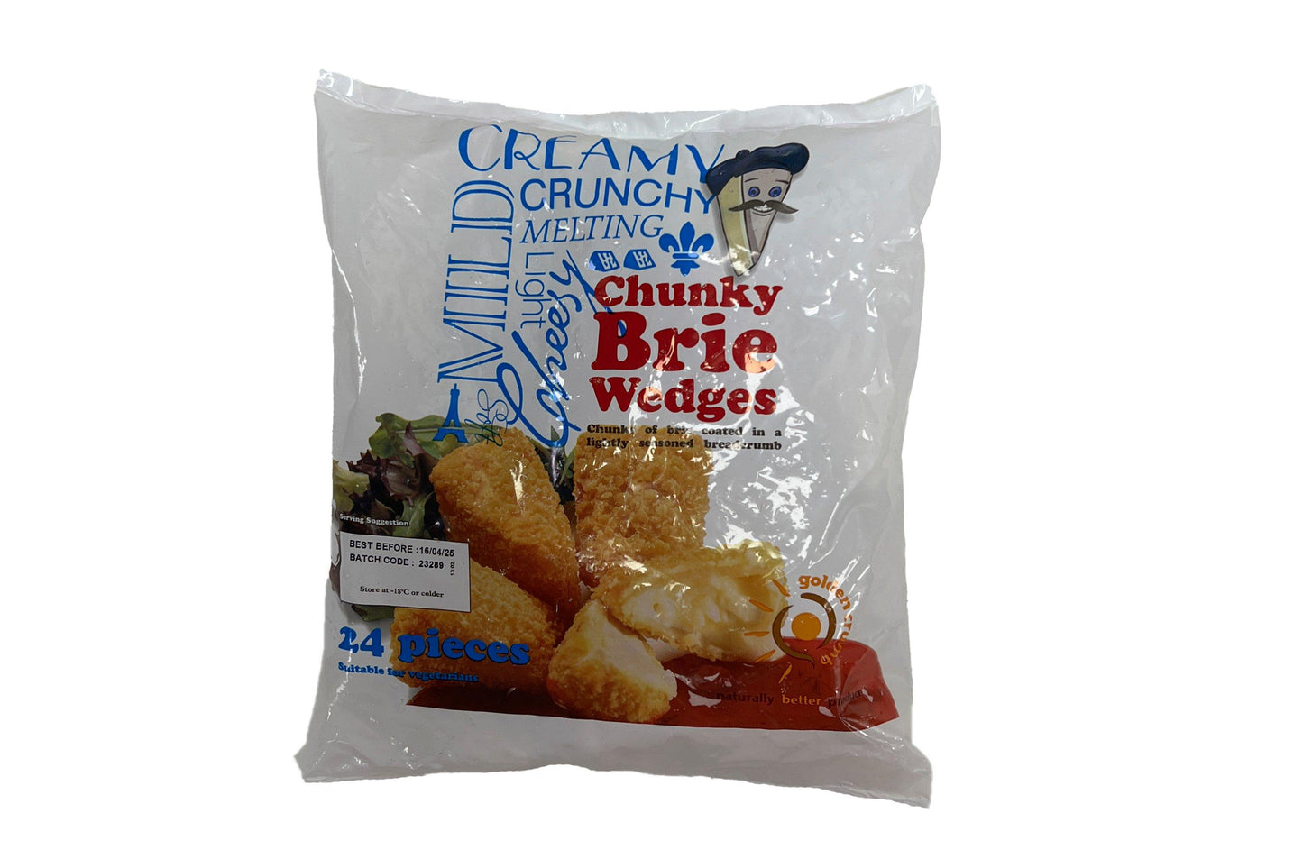 Innovate Foods Chunky Brie Wedges 24 x 38g Ready Meals Asetena Pa