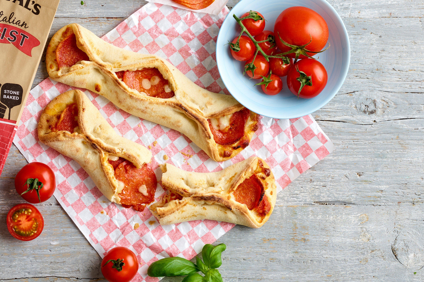 Big Al's Italian Pizza Twist Pepperoni 28 x 175g Ready Meals Asetena Pa