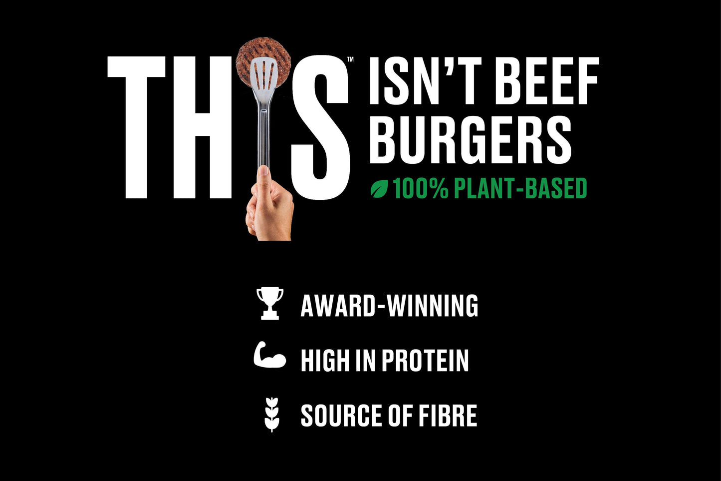 THIS™ Isn't Beef Burger 20 x 113g Ready Meals Asetena Pa