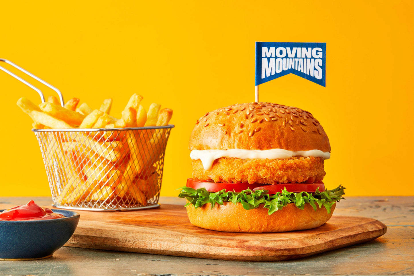 Moving Mountains No Chicken Burgers 18 x 125g Ready Meals Asetena Pa