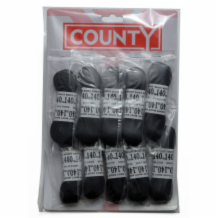 County Ld Football Black 10x
