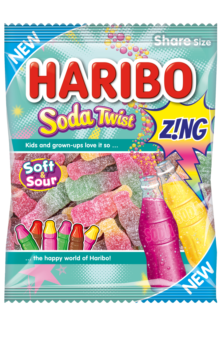 Haribo Soda Twist Zing 12x160g