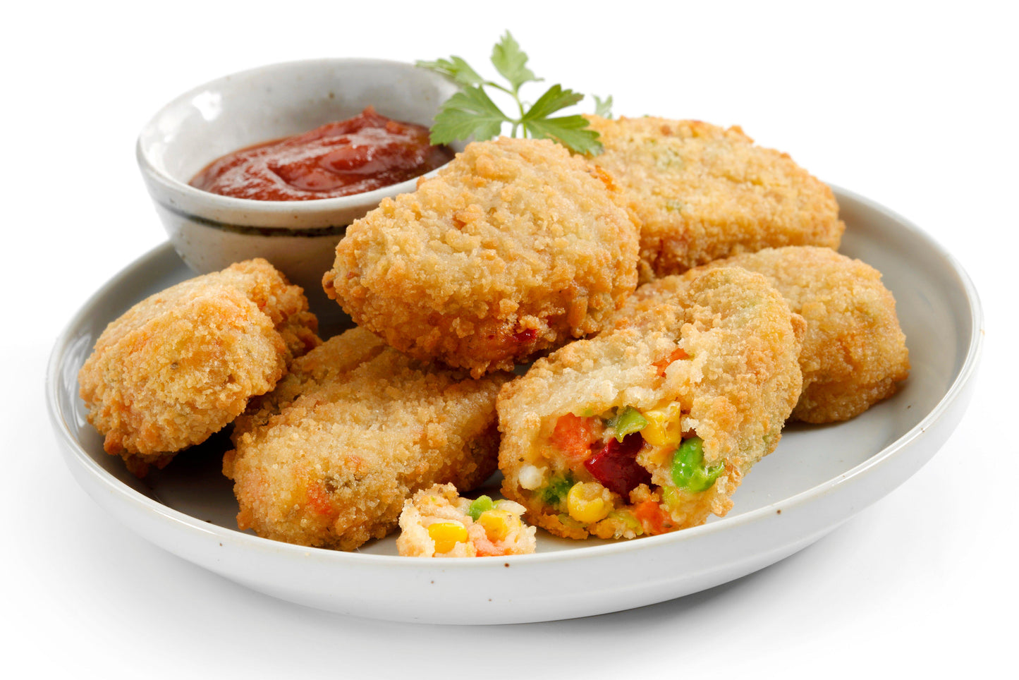 Sysco Essentials Vegetable Nuggets 200 x 25g Ready Meals Asetena Pa