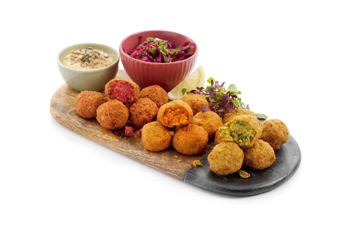 Sysco Classic Trio of Falafel 3 x 30 Ready Meals Asetena Pa