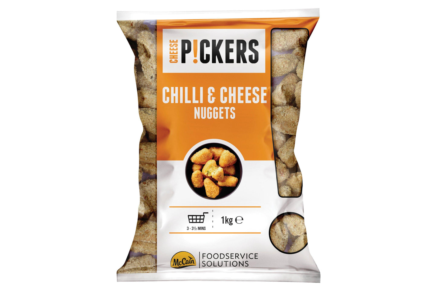 Cheese Pickers Chilli & Cheese Nuggets 1 x 1kg Ready Meals Asetena Pa