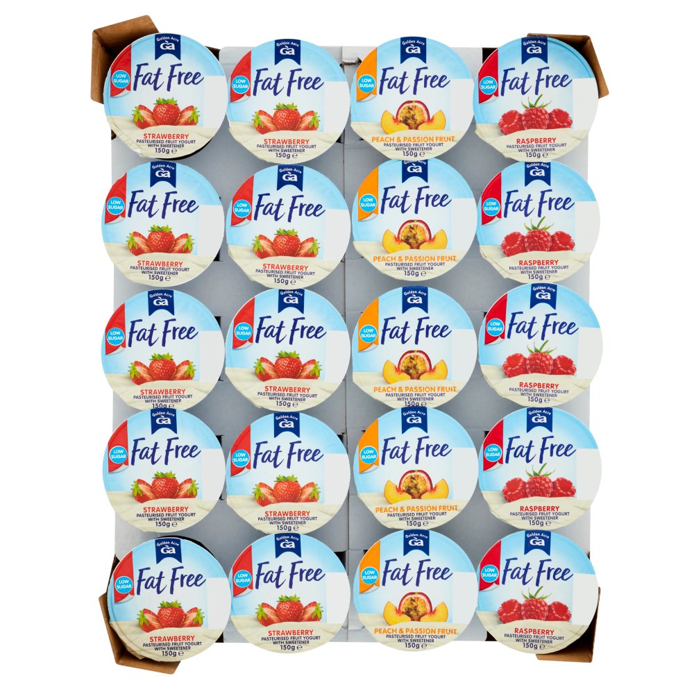 Golden Acre Fat Free Yogurt (Mixed) 20 x 150g 150g × 20 × 1