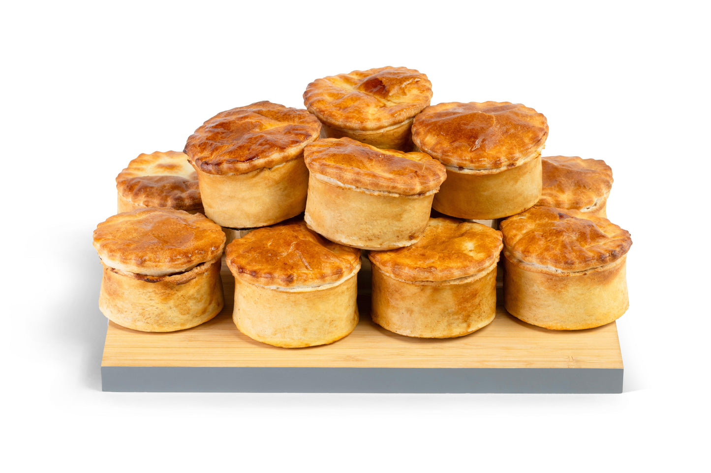 Pie Sports Small Unbaked Steak & Gravy Pies (Scotland Only) 1 x 24 Ready Meals Asetena Pa