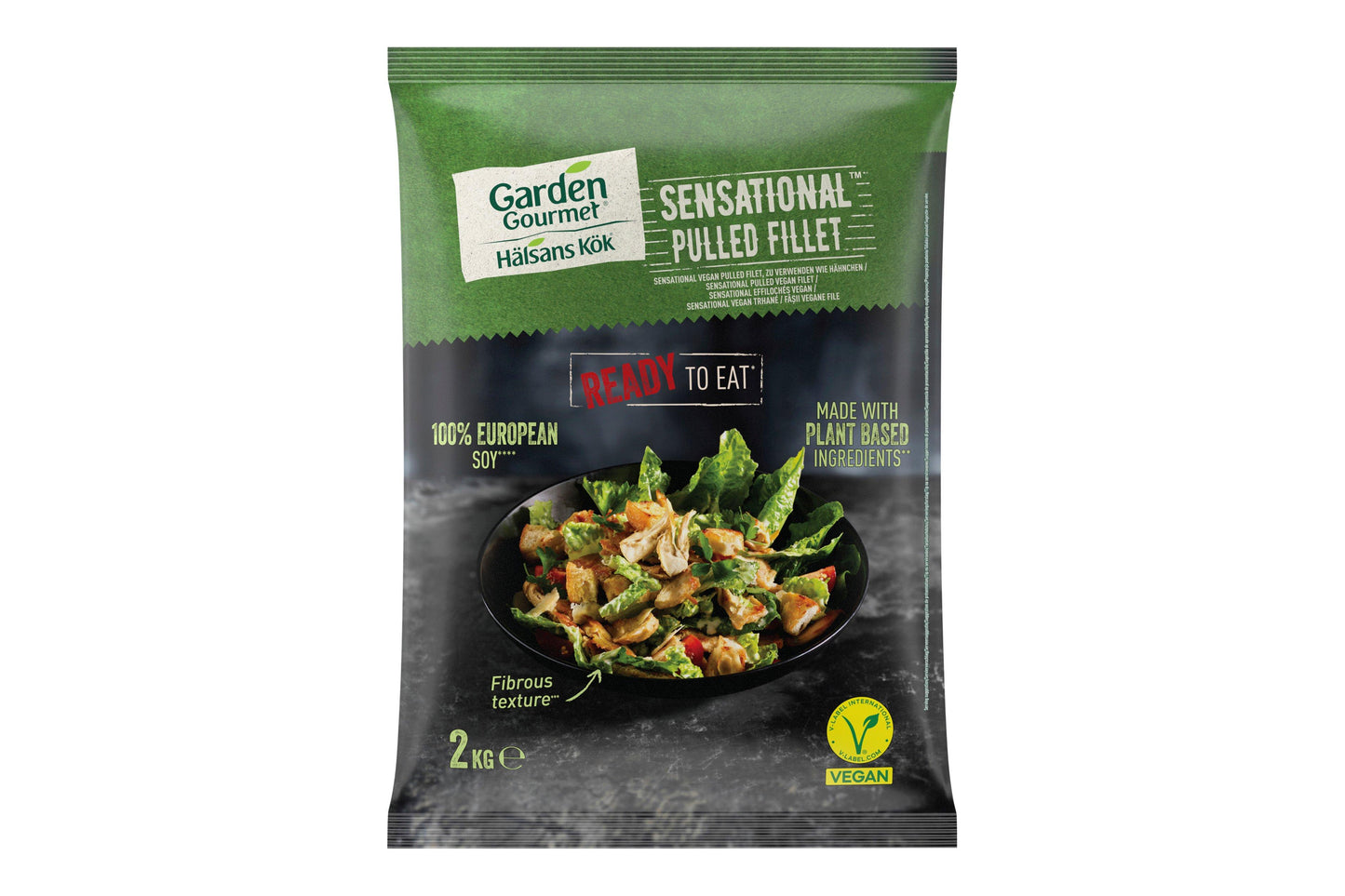 Garden Gourmet Pulled Fillet Pieces 1 x 2kg Ready Meals Asetena Pa
