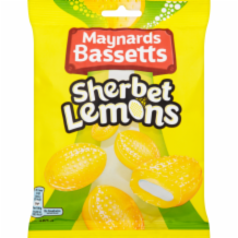 Maynards Bassetts Sherbert Lemon Bags 12x192g
