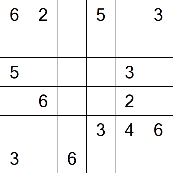 A Sudoku 6x6's