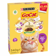 Go-cat Chicken & Duck 6x340g