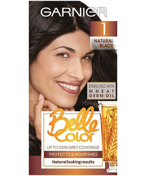 BELLE COLOR CREME PERMANENT 1 NATURAL BLACK Hair Color Asetena Pa