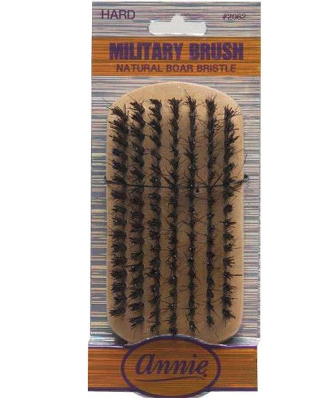ANNIE NATURAL BOAR BRISTLE HARD MILITARY BRUSH 2062 Hair Brushes and Combs Asetena Pa