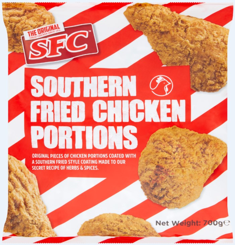 SFC Southern Fried Chicken Portion Bag 6x700g