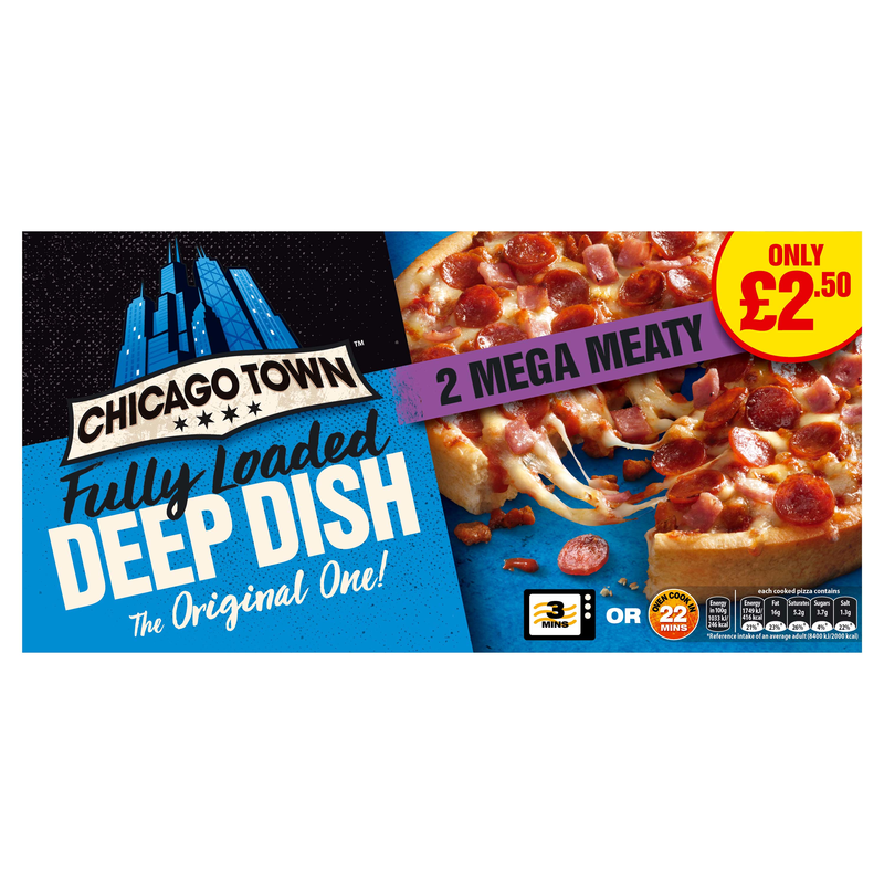 PM 2.50 Chicago Town Mega Meaty Twin Pack 12x338g