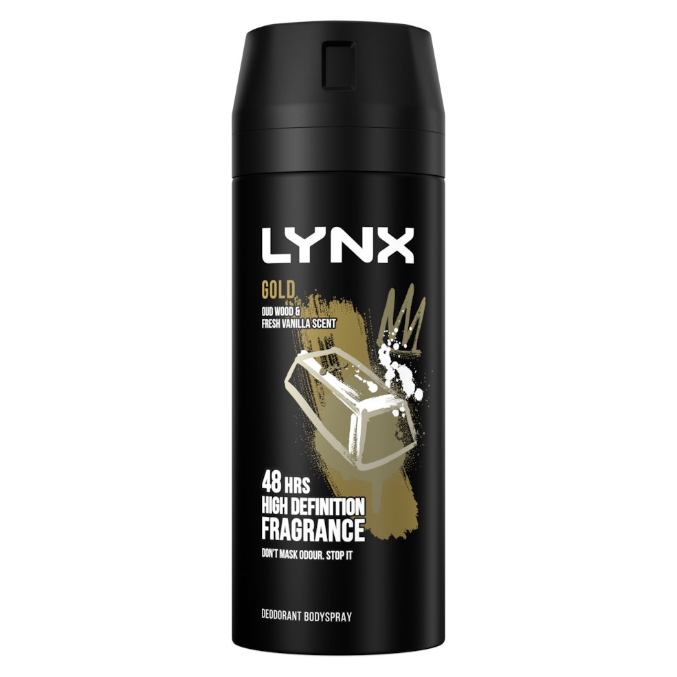 Lynx Body Spray Gold 6x200ml