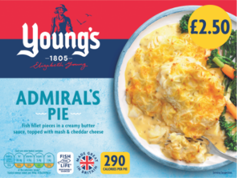 PM 2.50 Youngs Admiral Pie 12x300g