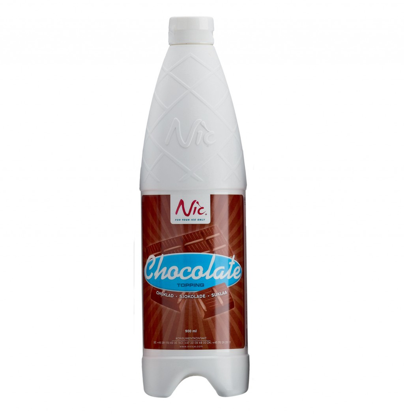 NIC Chocolate Topping Sauce 1x900ml