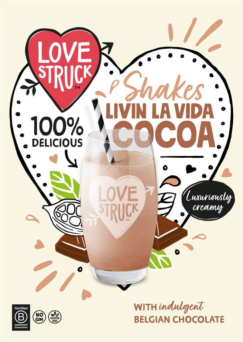Love Struck MILKSHAKE Chocolate(Vida Cocoa) 25x160g