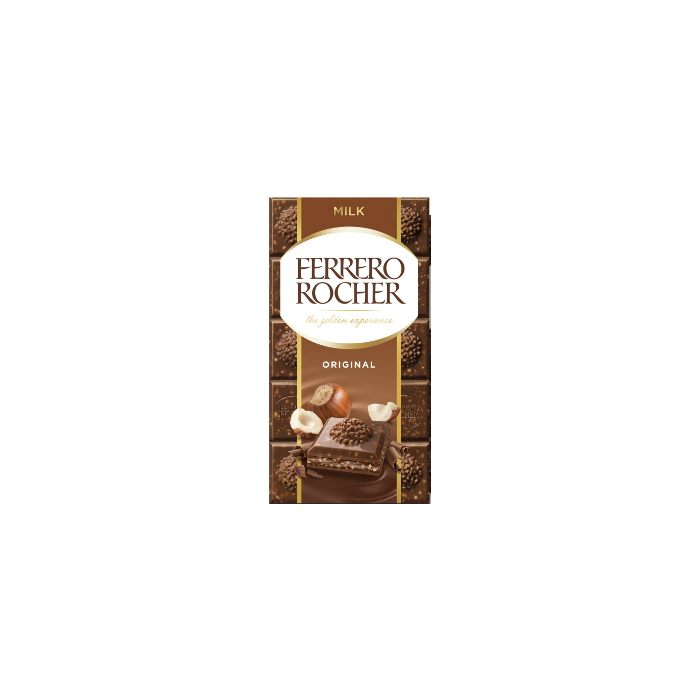 Ferrero Rocher Tablet Milk Chocolate 8x90g