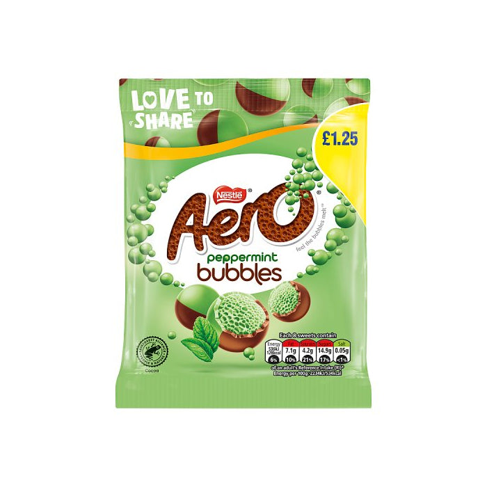 Aero Peppermint Bag 12x80g