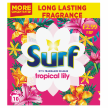 Surf Powder Tropical Lily 7x10w