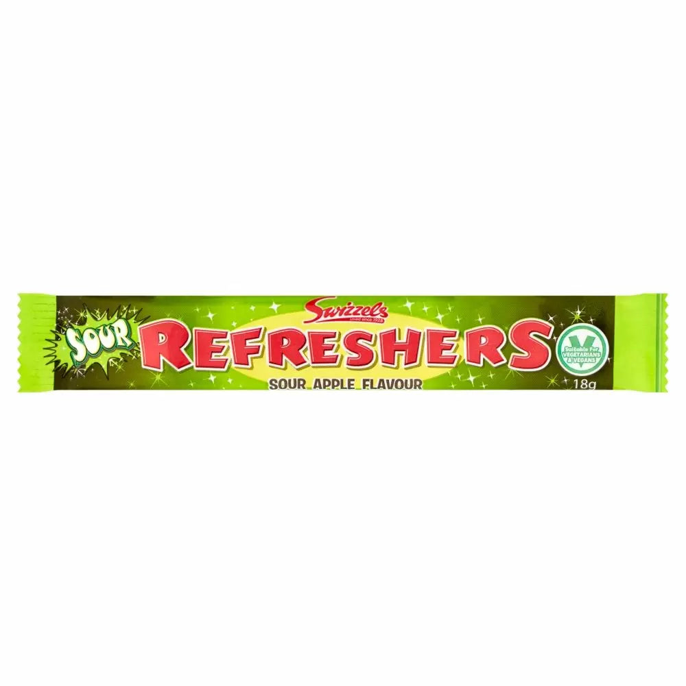 Swizzels Refresher Sour Apple Chew Bar p 60x18g(6)