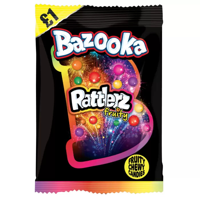 Bazooka Rattlerz Fruity 12x100g(6)