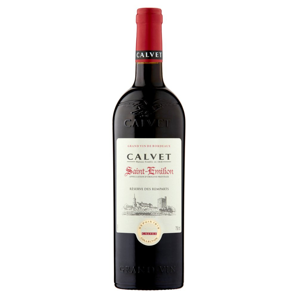 Calvet Collection Saint Emilion Réserve Des Remparts 750ml 75Cl × 6