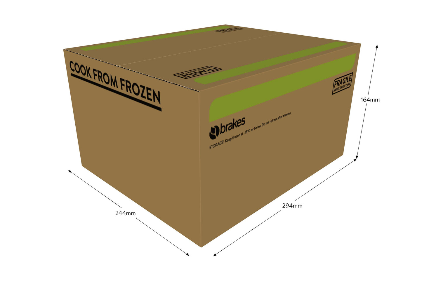 Brakes Cannelloni Beef Bolognaise 1 x 3kg (47-54g) Ready Meals Asetena Pa