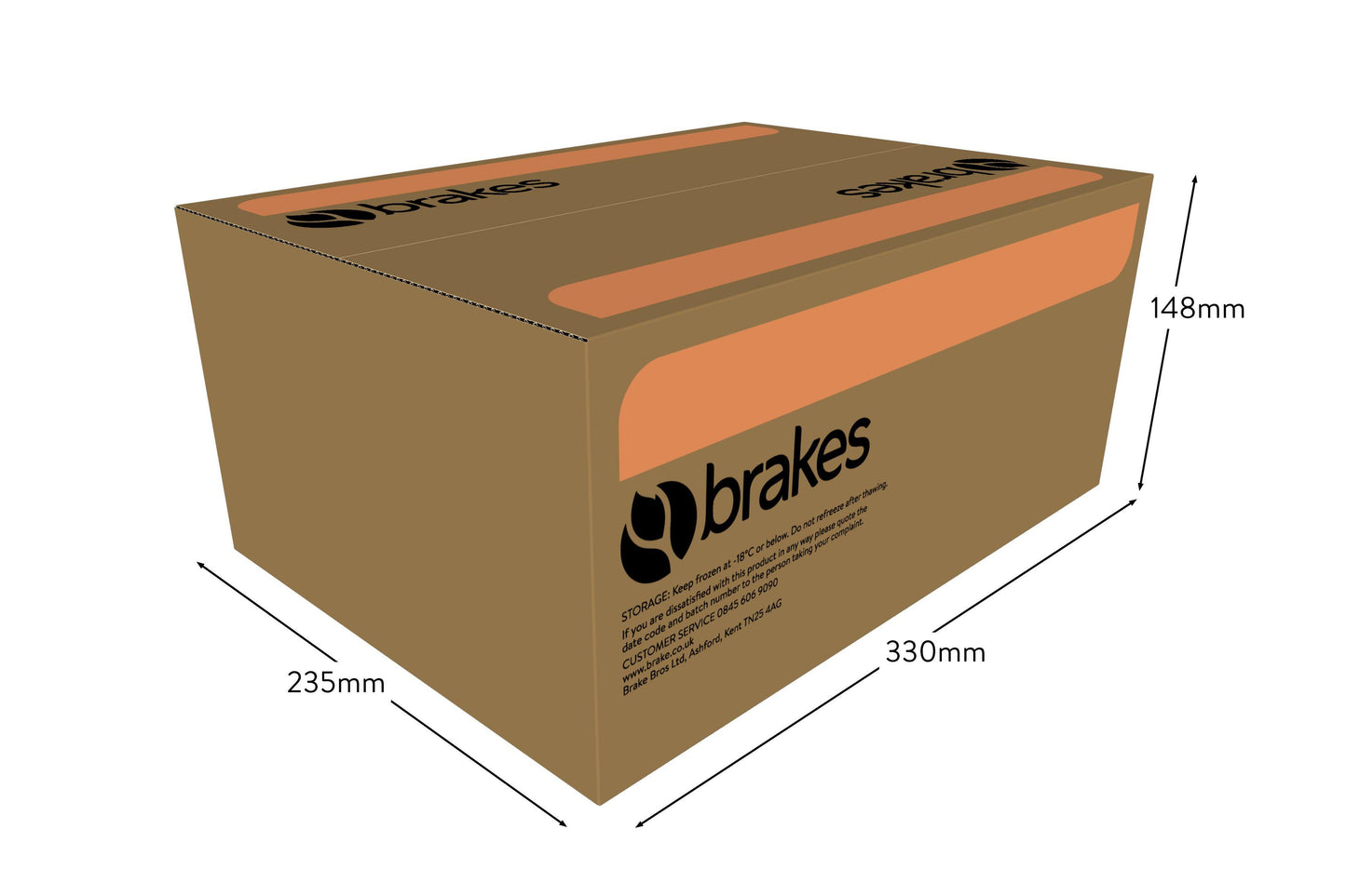 Brakes Roasted Vegetable Lasagne 12 x 400g Ready Meals Asetena Pa