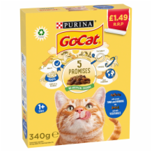 Go Cat Tuna & Herrings & Veg 6x340g