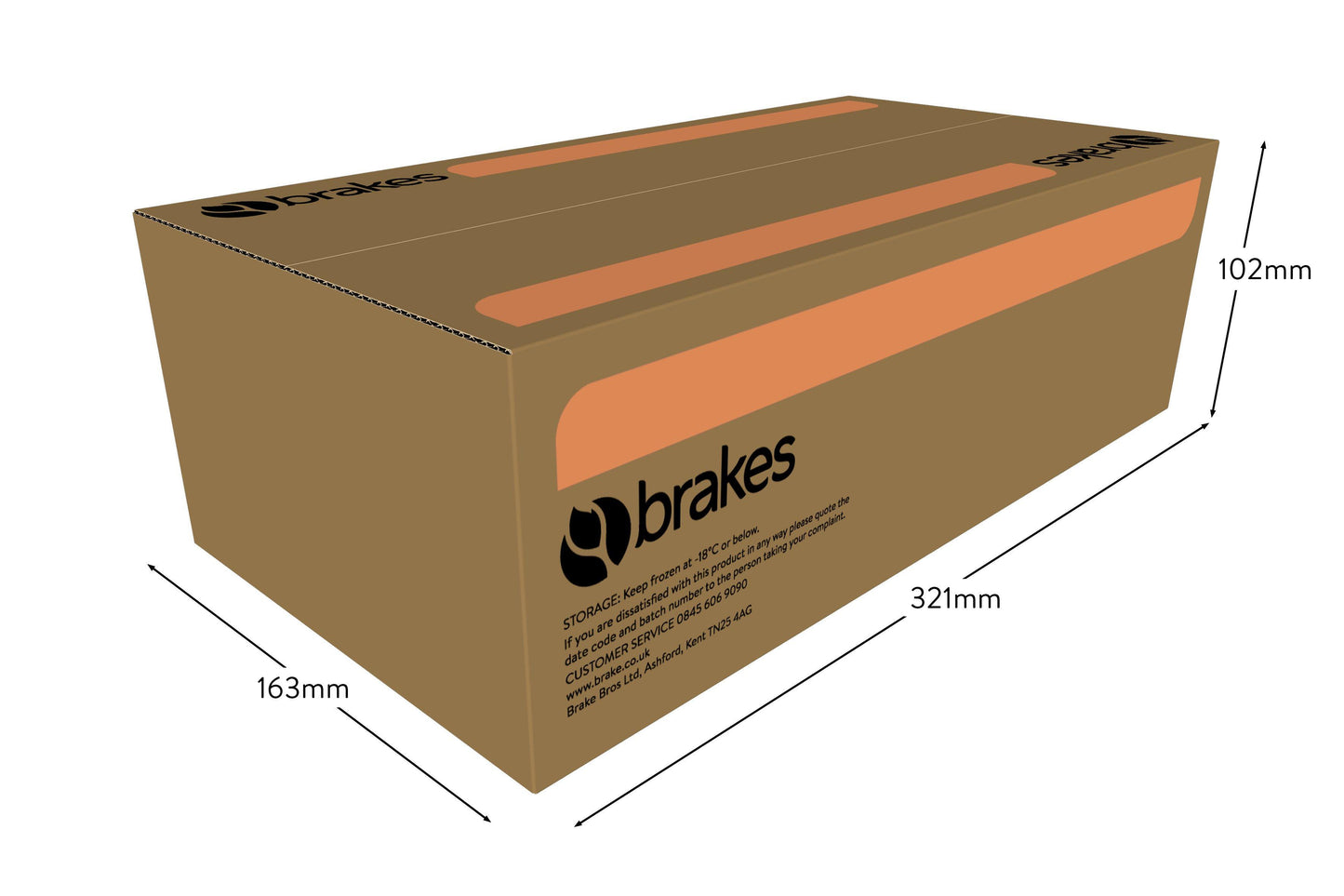 Brakes Cheese & Tomato Pasta Bakes 2 x 1.34kg Ready Meals Asetena Pa