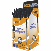 Bic Crystal Black Pen 50x50's