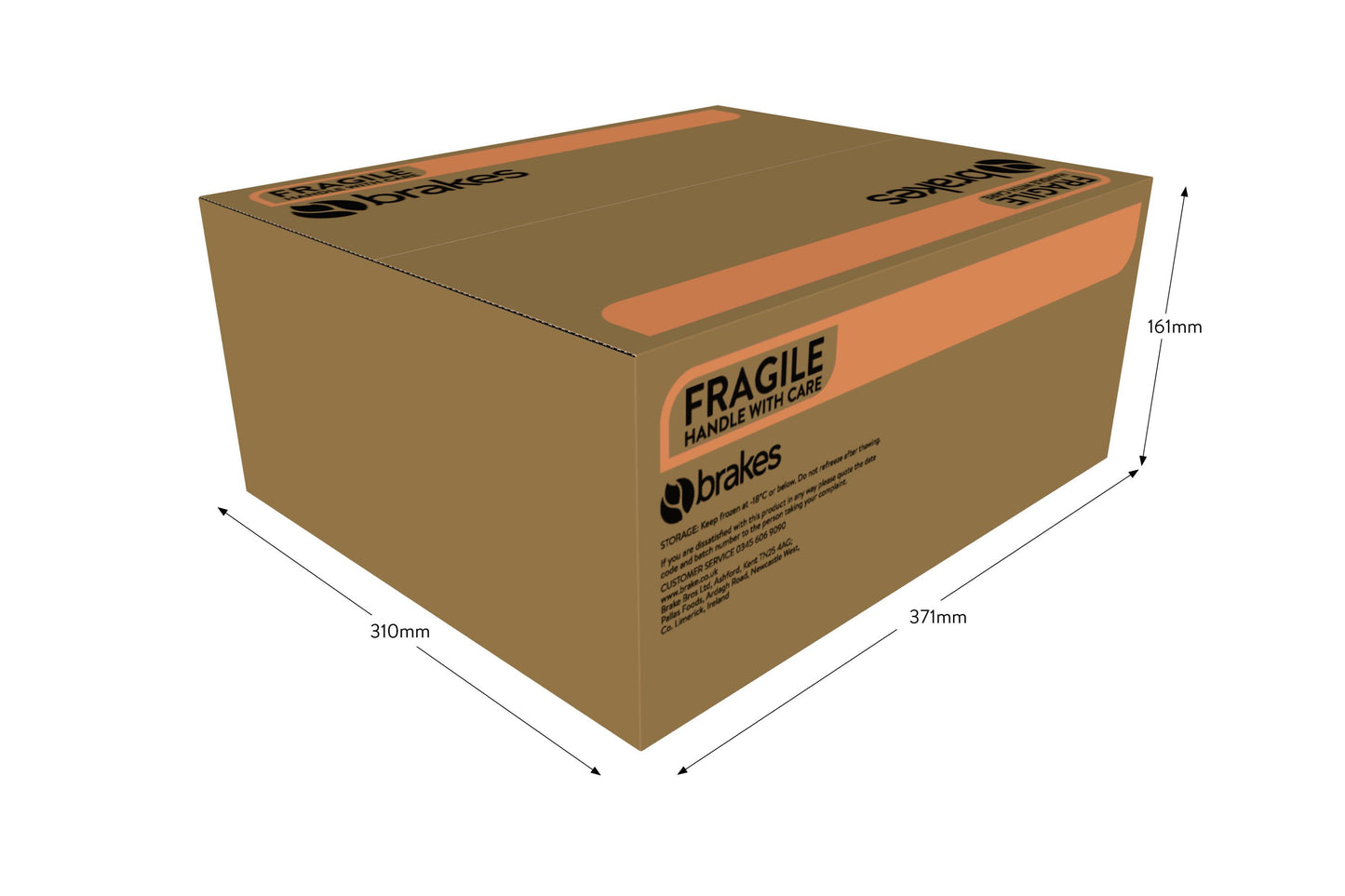 Brakes Minced Beef & Onion Pies 48 x 147g Ready Meals Asetena Pa