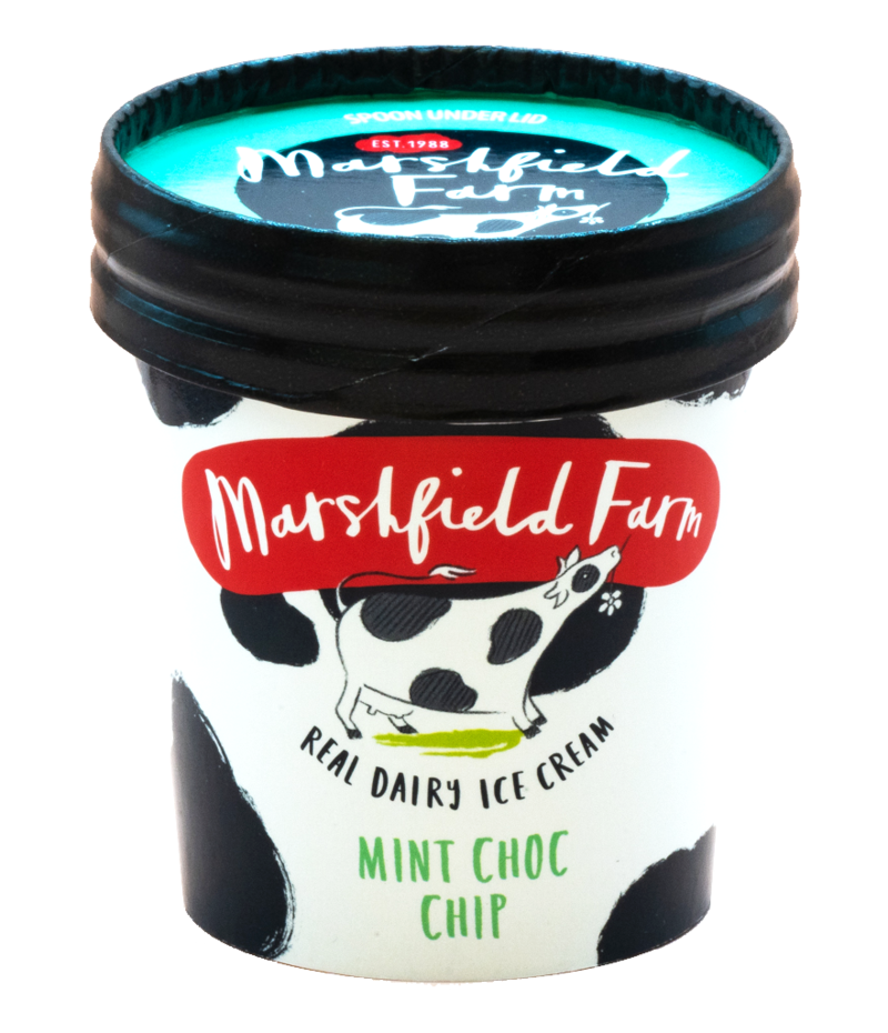 Marshfield Mint Choc Chip Cups 12x125ml