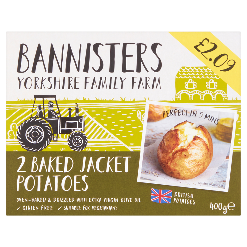PM 2.09 Bannister 2 Jacket Potatoes 8x400g