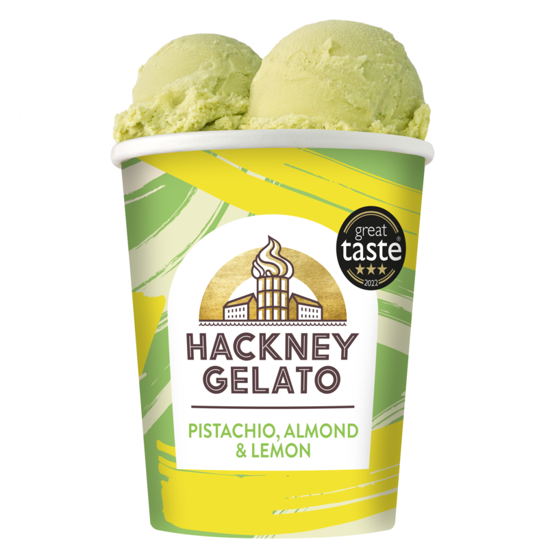 Hackney Gelato Pistachio,Almond & Lemon 6x460ml