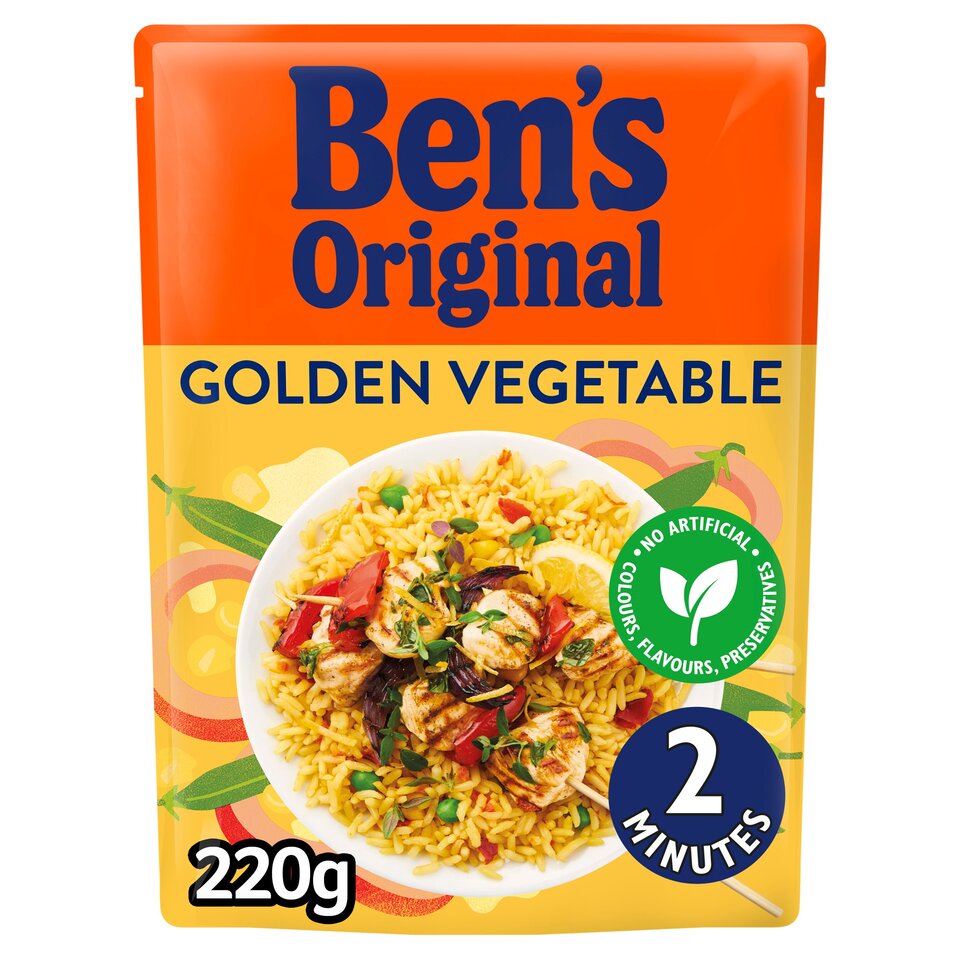 Bens Original Golden Veg Rice Rth 6x220g
