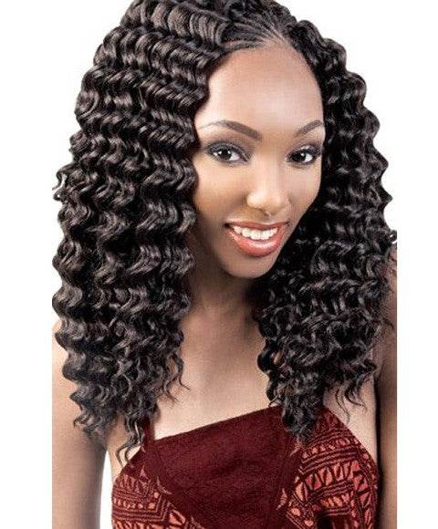 MOTOWN TRESS SYN C DT143 3 X DEEP TWIST 14 Color T1B/118 Hair for Braid Extensions Asetena Pa