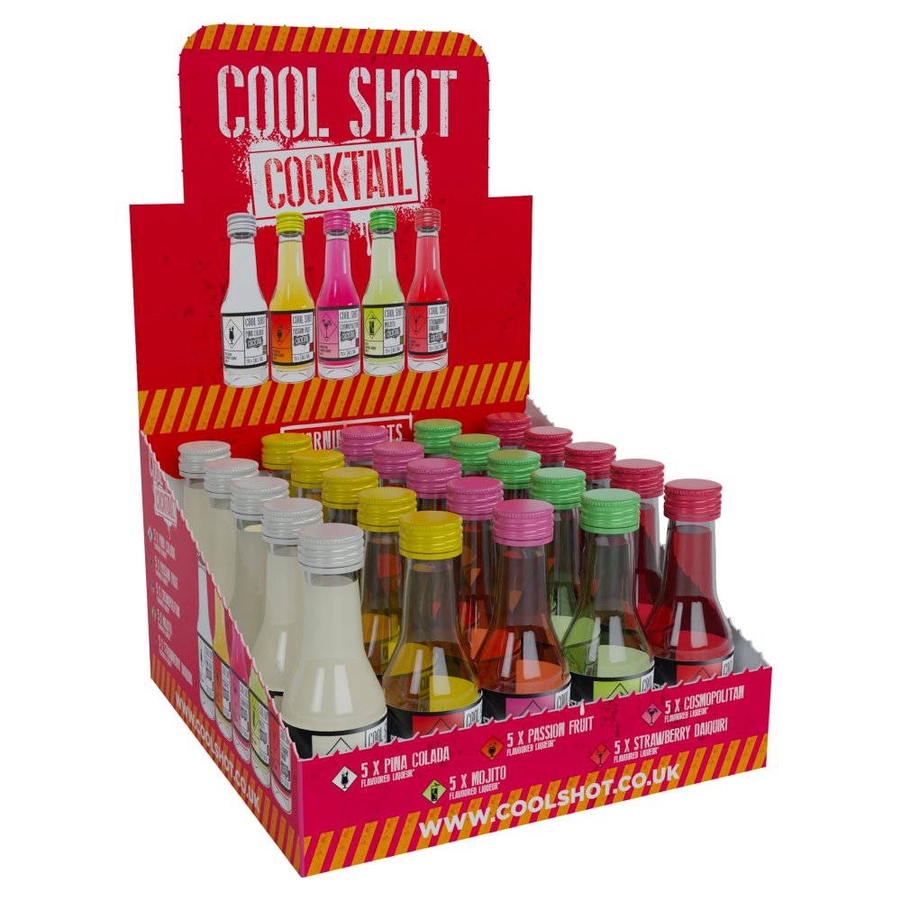 Cool Shot Cocktail 25 x 20ml (500ml) 20Cl × 25 × 1