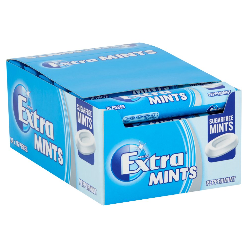 Extra Peppermint Sugarfree Mints 16 Pieces