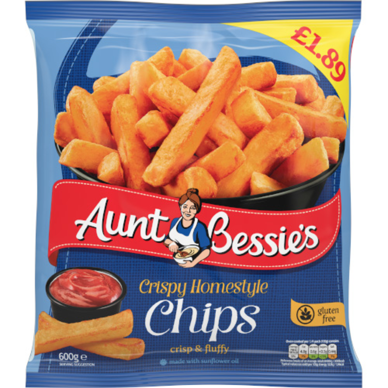 PM 1.89 Aunt Bess Straight Chip 8x600g