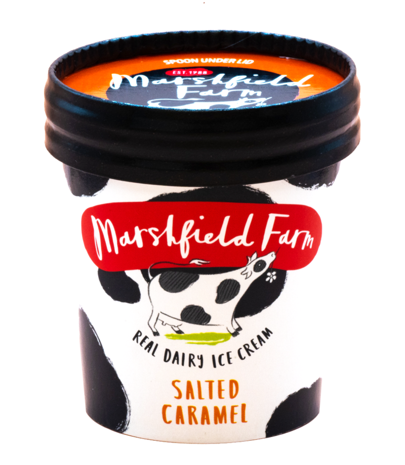 Marshfield Salted Caramel Cups 12x125ml